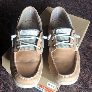 Sperry Rosefish Linen/Oat-Woman’s Size 9